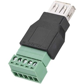 Resim Usb Dişi - 5'Li Klemens Çevirici - Usb 2.0 To 5-Pin Terminal 