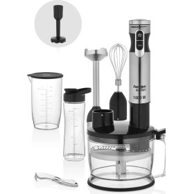 Resim Gri Çok Fonksiyonlu Mutfak Robotu ve Blender Seti, Püre ve Smoothie Uygulaması 