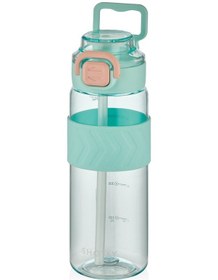 Resim Shotay St-7238 800ml Turkuaz Pipetli Tritan Matara Turkuaz 