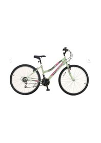 Resim Salcano Excel 24 Jant 21 Vites Lady Pabuç Fren Kadın Bisikleti 140 Cm Üstü Boy Mint Yeşili Renk Siyah 