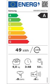 Resim Samsung WW90FG3M05TWAH 1400 Devir 9 kg Çamaşır Makinesi 
