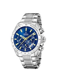 Resim Festına F20668/2 Tımeless Chronograph Erkek Kol Saati Metalik 