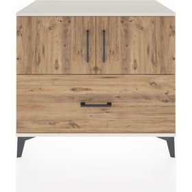 Resim Hyperion Şifonyer Tek Raflı Tek Çekmeceli 2 Kapaklı 88x44x80 Aytaşı-çam Aytası 