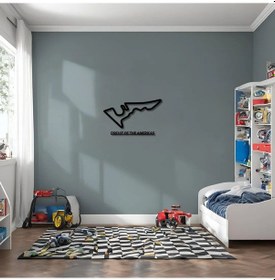 Resim Şık Metal Tablo Amerika Grand Prix Metal Duvar Tablosu Formula 1 