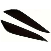 Resim Cloudstore Tesla Model 3/y Farşın Carbon Fiber Rüzgar Çıkışı Süs Şeridi Siyah 