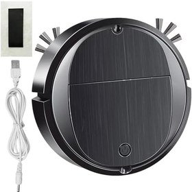 Resim Akıllı Robot Süpürge - Süpürme Robotu Elektrikli Süpürge, Güçlü Emiş - Pille Çalışan Ev Akıllı Robot Süpürge, Evcil Hayvan Tüyleri için Süpürgesi Kir 