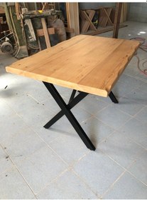 Resim Bintaşmobilya Kütük Masa Naturel 