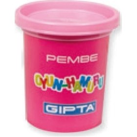 Resim Oyun Hamuru 120 Gram Tek Renk Pembe 12 Li Paket K8306 PEMBE 