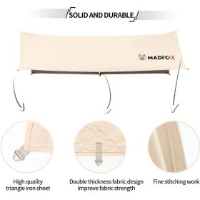 Resim Madfox Oem Tarp 4X3 Mt [ Güneş Ve Rüzgar Koruma Brandası ] 