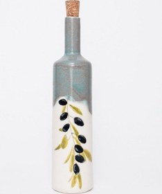 Resim Tasarım Zeytin Desenli Büyük Yağdanlık 