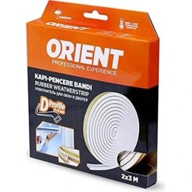 Resim Kapı Pencere Fitili Soğuk Izolasyon Bandı Beyaz 2x3=6 mt 