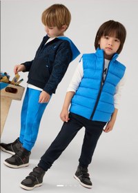 Resim Mayoral erkek çocuk şişme yelek tişört pantolon 3 lü set 4606 - MAVI / 8 yaş 