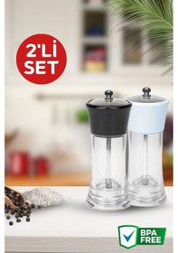 Resim Nandy Home 2'li Set Seramik Elegant Tuz Ve Biber Değirmeni 