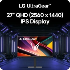 Resim LG 27G640A-B Ultragear QHD (2560 x 1440) IPS Oyun Monitörü, 300Hz, 1ms, NVIDIA G-Sync, AMD FreeSync Premium, VESA DisplayHDR 400, HDMI 2.1, USB Type-C, Eğim/Yükseklik/Yuvarlanma/Destek 