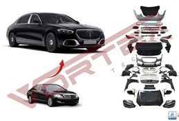 Resim Mercedes W221 İçIn W223 Maybach DÖnüşüm Seti 2006 Sonrası Uyumlu 