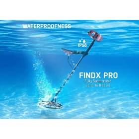 Resim Braventa Collection Nokta Fındx Pro Yetişkinler Için Metal Dedektörü, Altın Için Profesyonel Tamamen Su Geçirmez Metal D 