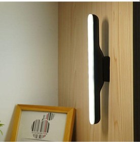 Resim Martı Ledli Aplik Şarjlı Led Işık Mıknatıslı Siyah Hero Led Aplik 