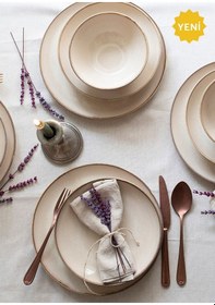 Resim Sand Neo Reaktif 18 Parça Porselen Yemek Seti 