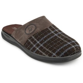 Resim Muya Nafa 36804-004 Erkek Kışlık Ev Terliği Kahve 40-45 