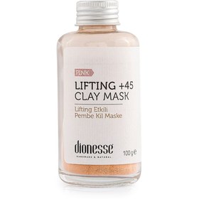 Resim dionesse Lifting +45 Pembe Kil Maskesi 100 gr - Olgun Ciltler İçin Sıkılaştırıcı ve Arındırıcı Detoks Maske 