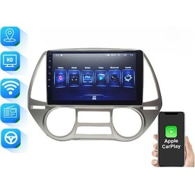 Resim Hyundai İ20 Old Dijital Klima 2009-2011 9 inç 10-256 GB PRO Android Carplay Multimedya 