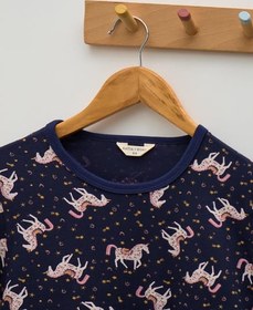 Resim Katia & Bony Çocuk Pijama Takımı Unicorn Desen - 8-9 Yaş 