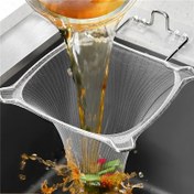 Resim 1 Adet Lavabo Filtreli Süzgeç Rafı, Paslanmaz Çelik Lavabo Filtreli File Standı, Yeniden Kullanılabilir Sağlam Atık Çöp Ağı, Lavabo Köşe Süzgeci, Mutfak Ve Banyo Için, Ev Düzenleyicileri Ve Depolama, Ev Aksesuarları 