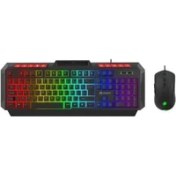 Resim Gamebooster KM-11B GB-KM11B Knight Siyah Gaming Klavye Mouse Set 