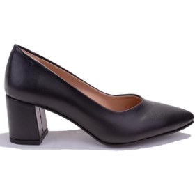 Resim DAGOSTER DZA07-2681154 Siyah Stiletto Topuklu Kadın Ayakkabı 