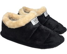 Resim Uc 040 Unisex Ev İçi Yünlü Kışlık Ev Pandufu Ev Ayakkabısı 