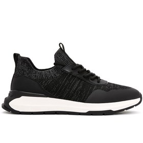 Resim Derimod Zero Erkek Siyah Bağcıklı Kalın Tabanlı Kumaş Sneaker 24sfd69226f 