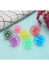 Resim Ev Tipi Aile Dikiş Makinesi 50 Adet Renkli Plastik Masura 