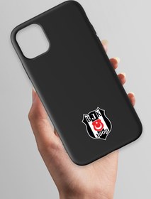 Resim Beşiktaş Logo Siyah Telefon Kılıfı - iPhone 11 