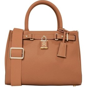 Resim Tommy Hilfiger Kadın Amerıcan Icon Mını Tote Leather Tote Os-kahve-11700 Kahve 
