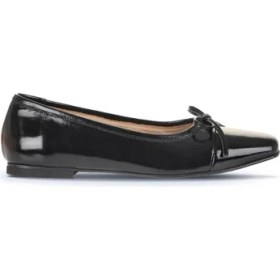 Resim Bueno Shoes Siyah Rugan Deri Kadın Babet 01WD1302 01WD1302 