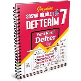 Resim Arı Yayınları 7. Sınıf Sosyal Bilgiler Defterim - Sosyalimo 