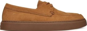 Resim Calvin Klein Erkek Hibrit Bağcıklı Tekne Kahverengi Loafer HM0HM01892-GCX 