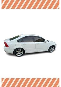 Resim Volvo S40 2004-2012 Modellerine Özel 4'lü Mügen Tip Cam Rüzgarlığı 