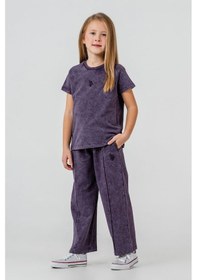 Resim U.s Polo Assn. Kız Çocuk Mor Pijama Takımı 5274-50224 Mor 