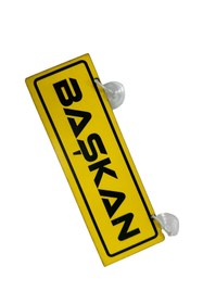 Resim TKY Cam Süsü Yazı ’BAŞKAN’ Mdf Vantuzlu 