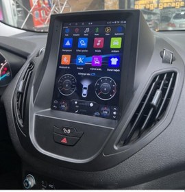 Resim For-x Ford Courier Tesla-yüksek Paket 2015-2023 -9.7''android Gerçek 4+64 Gb Ram / 4 Çekirdek 1.6ghz / Wıfı 5.0ghz / Bt 5.4-kablosuz Carplay-hd Geri Görüş Kamera 9.7'' 