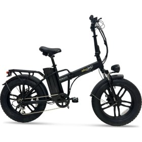 Resim Skyjet Robusto Premium Elektrikli Katlanabilir Dağ Bisikleti 20 inç 7 Vites Siyah Renk 