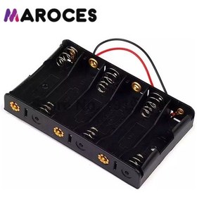 Resim Maroces-Ic-234B Pil Yuvası 6 Lı Kalem Pil Yan Yana (Aa) 