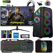 Resim Xaser XSR 678 i5-13400F 16 GB 512 GB M.2 NVMe SSD 12 GB RTX4070 Super 27" Free Dos Masaüstü Oyuncu Bilgisayarı 