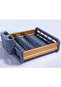 Resim Wın-06 Genişletilebilir Alüminyum Tabaklık - Gold Çok Renkli 