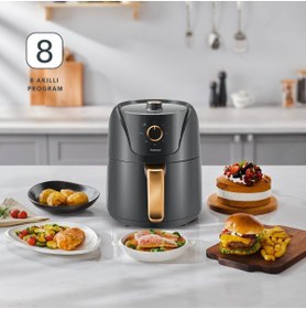 Resim AKILLIELMA HOMEND AIRFRYDAY 2505H AIRFRYER ANTRASIT 