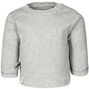 Resim Organicera Organik Uzun Kollu Tshirt,Grey Melange ((435405941) Gri 