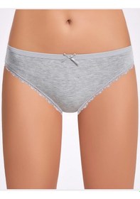 Resim Melanjlı Dantelli Bikini Külot 001 