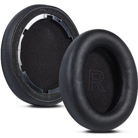 Resim Anker Soundcore Life Q10 İçin 1 Çift Yedek Kulaklık Yastıkları Siyah 