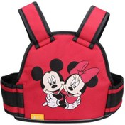 Resim Mickey Desenli Çocuk Güvenlik Kayışı, Kırmızı 